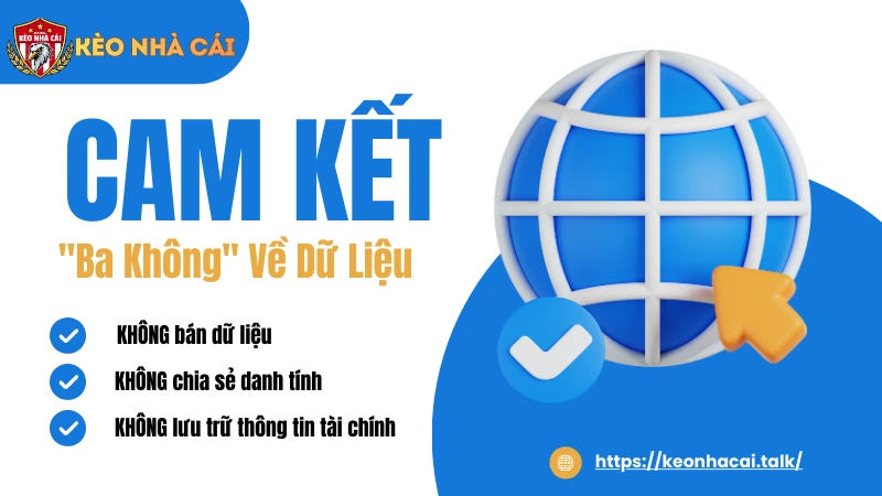 aeindri.com - Cam Kết "Ba Không" Về Dữ Liệu